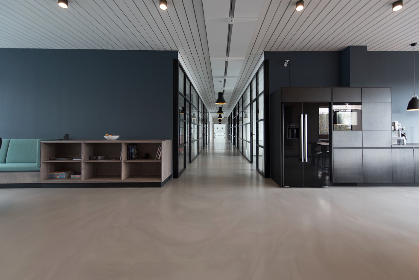 Bright modern office with collaborative workspace